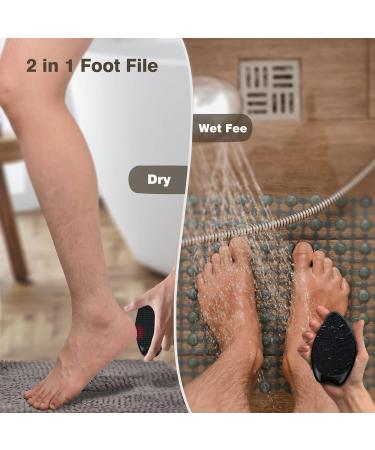 AnjoCare Nano Glass Foot File - Callus Remover and Foot Scraper for Salon-Quality Pedicure at Home - Buy Online on GoSupps.com