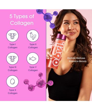 Obvi Collagenic Burn Powder | Collagen Peptide Blend with GBB Ashwagandha & Green Coffee | Boosts Metabolism Energy and Wellness | Supports Skin Hair Nails Joints | Cherry Limeade 25 Servings - Buy Online on GoSupps.com