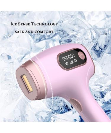 Appareil d' pilation avec 999 flashs for une pilation permanente et indolore professionnel comprend tondeuse de retouche compacte gratuite Doublez le confort(Pink) - Buy Online on GoSupps.com