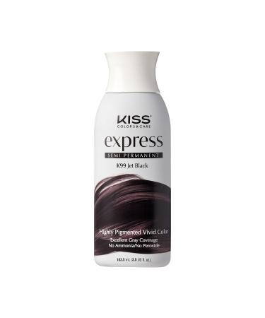 Kiss Express Color Semi-Permanent Jet Black 3.5oz by Kiss Express