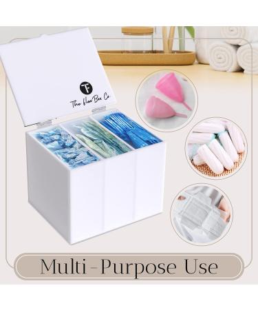 Flow Box Co. Tampon Organizer | Stylish Bathroom Accessories & Feminine Product Holder - Buy Online on GoSupps.com