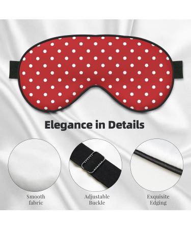 SSIMOO Big White Dot Sleep Mask | Adjustable Breathable & Fashionable Eye Mask for Ultimate Comfort | International Shipping - Buy Online on GoSupps.com