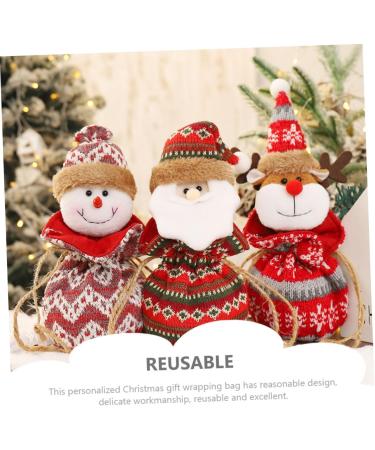 Healvian 3pcs Apple Bag Candy Bag Kids Candy Holiday Bag Christmas Wrapping Bag Storage Rack Snack - Buy Online on GoSupps.com