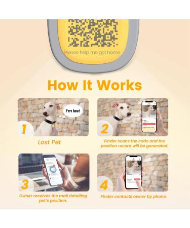 Personalized Pawaii Dog & Cat ID Tags | QR Code Address Pendant | Noiseless Silicone & Wear-Resistant Dog Tags - Buy Online on GoSupps.com