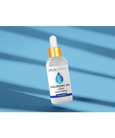 DNA Cosmetics PDRN Hyaluronic Acid Serum with DNA Repair Enzymes Anti-Aging Hydrating & Brightening Wrinkles Dark Spots & Youthful Skin HA Acido Hialuronico 1 fl oz - Buy Online on GoSupps.com