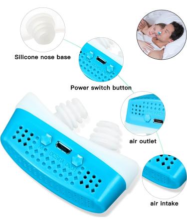 2023 Anti Snoring Device | Variable Speed with 3 Adjustable Settings (Blue) - Buy Online on GoSupps.com