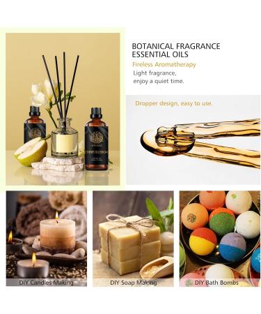 Aromatherapy Cherry Blossom Essential Oil for Air Freshener 100% Pure Cherry Blossom Essential Oil for Soap Making Aromatherapy Cherry Blossom Oil for Diffuser 100ml Pure Cherry Blossom Oil - Buy Online on GoSupps.com