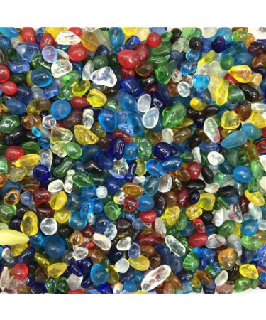 Natural Stone Coloured Glaze Tumbled StoneHome Decor Garden Flower Decorative Can be Used for (Size : 200G) ningxiao (Size : 150G) - Buy Online on GoSupps.com