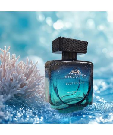 Blue Ocean Perfume For Men Eau De Parfum Aquatic Fragrance with Citrus Fruity Musk & Cedarwood Long Lasting Scent and Anti-Stain Luxury Perfumes Outing & Sports - Buy Online on GoSupps.com
