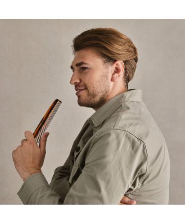 Kent 9T Pocket Comb & Hair Straightener - Wide & Fine Tooth Comb for Hair Care - Beard Straightener & Detangling Comb - 1 Pack Tortoiseshell - Buy Online on GoSupps.com