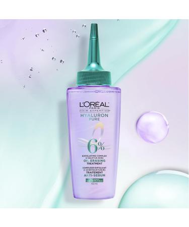 L'Or al Paris Hair Expertise Hyaluron Pure Oil Erasing Scalp Serum with Salicylic Acid for Oily Roots and Dehydrated Lengths 102ml - Buy Online on GoSupps.com