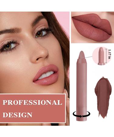 3 Colors Crayon Matte Lipstick Set - Long Lasting & Moisturizing Lip Gloss Stain - Buy Online on GoSupps.com