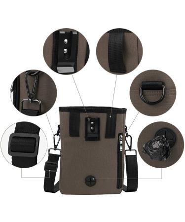 FTTouuy Waterproof Dog Food Bag - XL Brown | Perfect for Training & Agility Treats - Durable Pet Supply - Buy Online on GoSupps.com