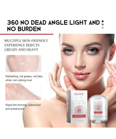 Bio Sun Stick - Professional Sunscreen for Face & Body | Vitamin C Infused Moisture Retention & Redness Reduction | All Skin Types Protection - Buy Online on GoSupps.com