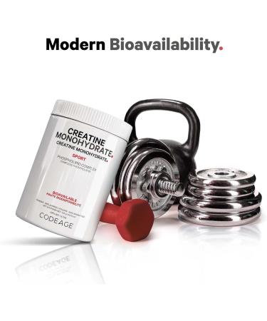 Codeage Creatine Monohydrate Powder Supplement Pure Creatine 5000mg 3-Month Supply Unflavored Micronized Muscle Support Keto-Friendly - 90 Servings - Buy Online on GoSupps.com