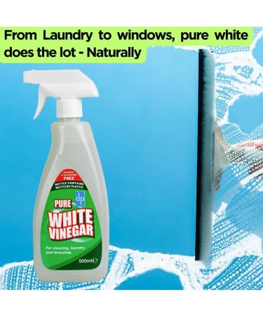 Bicarbonate of Soda for Cleaning with Pure White Vinegar Spray Powerful Natural Cleaning Products with 2 Scourers - Bi Carb Baking Soda Bundle - Buy Online on GoSupps.com