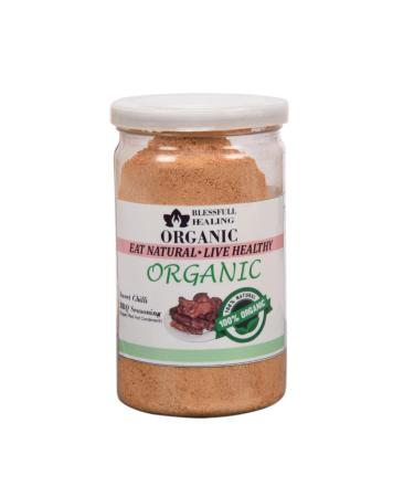 Blessfull Healing Organic Sweet Chilli BBQ Seasoning (Sugary Red Hot Condiment) 100 Gram (Packing May Vary) 100 Gram 3.35 oz
