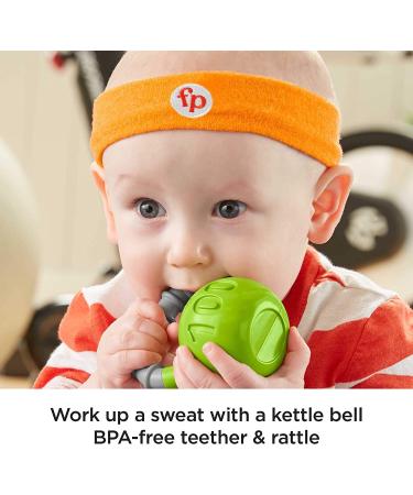 Fisher-Price Newborn Teething Toys & Rattles Gift Set - 4 Funny Baby Biceps Accessories - Buy Online on GoSupps.com