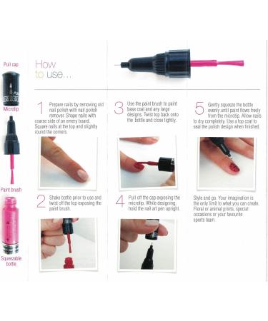 Empire Collection Nail Art Pens Set Varnish Polish Decorate Design Nails (21 Pens Full Collection) - Buy Online on GoSupps.com