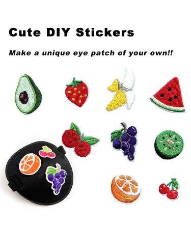 3D Medical Eye Patches for Adults & Kids - Soft Adjustable Amblyopia Lazy Eye Patches with DIY Stickers - Black Eye Patches for Left or Right Eyes - Buy Online on GoSupps.com