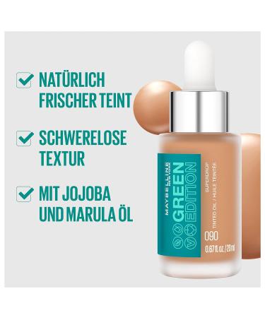 Buy Maybelline New York Light Serum Foundation - Green Edition Superdrop Tinted Dry Oil No. 40 | Natural Finish & Buildable Coverage | International Shipping Available - Buy Online on GoSupps.com