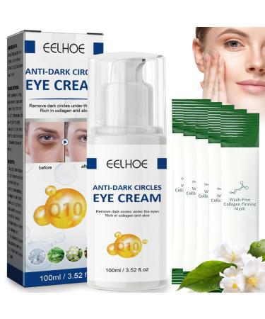 TaimeiMao Eye Cream 100 ml Cream Against Dark Circles with Eye Mask Jasmine Eye Cream Jasmine Ointment Against Dark Circles