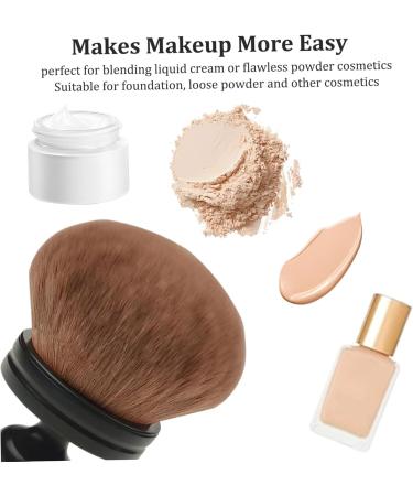 Body Makeup Brush 2.9" Dia. Wide-headed Self Tanner Brush Oval Kabuki Brush Portable Blend and Blur Body Brush for Makeup Legs Arms Face Body Blend and Blur Body Brush - Buy Online on GoSupps.com