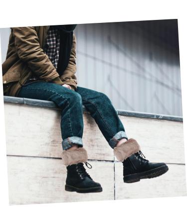 Buy Besportble Women's Faux Fur Boot Cuff Covers - Stylish Ankle Warmers for Ultimate Comfort - Buy Online on GoSupps.com