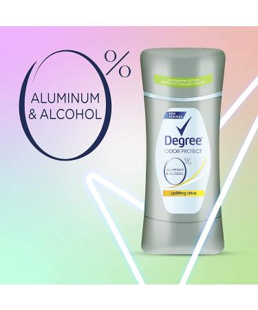 Degree 0% Aluminum Free Deodorant for Women - 48H Odor Protection, Uplifting Citrus, Pack of 4 (2.6 oz) - Buy Online on GoSupps.com