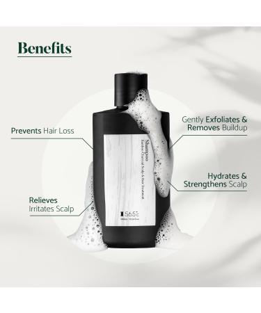 Bamboo Charcoal Scalp & Hair Treatment Shampoo | Anti-Hair Loss & Hair Growth Formula with Niacinamide & Caffeine | Sulfate-Free Paraben-Free International Shipping - Buy Online on GoSupps.com