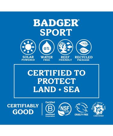 Badger SPF 40 Sport Mineral Sunscreen Cream & Organic Aloe Gel Reef-Friendly Water-Resistant Sport Sunscreen with Zinc Oxide and Cooling and Soothing Fair Trade Organic Aloe Vera Gel - Buy Online on GoSupps.com