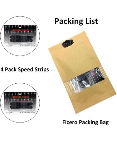 Ficero Speed Strips 38/357 Caliber Black 6 Round (4 Pack) - Quick Reload Solution - Buy Online on GoSupps.com