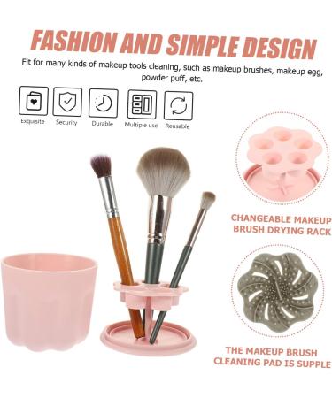 Angoily 1set Makeup Brush Cleaning Bowl Beauty Tool Cleaner Kit Makeup Tool Cleaner Beauty Tool Cleaning Bowl Brush Cleaning Tool Portable Brush Makeup Brush Cleaner Pp Scrubber Tpr - Buy Online on GoSupps.com