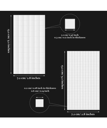 8 Sheets Foam Dots Squares 3D Pop Foam Squares Dual-Adhesive Foam Mount for Halloween Christmas Scrapbook DIY Crafts Office Supplies  2 Sizes - Buy Online on GoSupps.com
