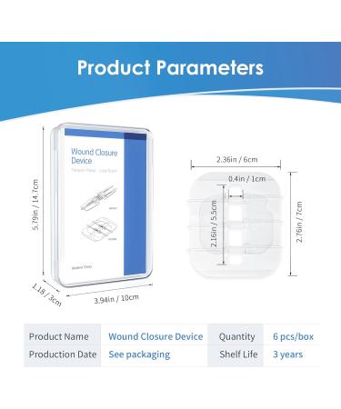 SEABIRD Zipstitch Laceration Kit with Steri Strips - Pack of 6 | Painless Wound Closure Without Stitches | Adhesive Bandages for First Aid - Buy Online on GoSupps.com