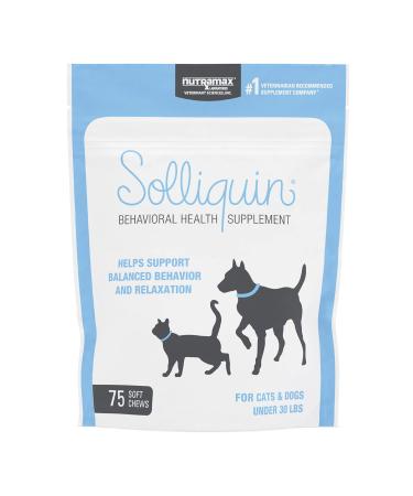 Solliquin Calming Behavioral Health Supplement for Dogs 75 Ct Chew-Dog and Cat