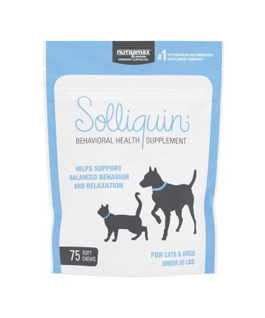 Solliquin Calming Behavioral Health Supplement for Dogs 75 Ct Chew-Dog and Cat - Buy Online on GoSupps.com