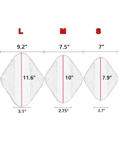 Teamoy 11 Piece Sanitary Pad Set - Reusable Washable Cloth Menstrual Pads and Liners with Wet Bag - Super Absorbent and Comfortable - Leaves Jungle Flowers - Buy Online on GoSupps.com
