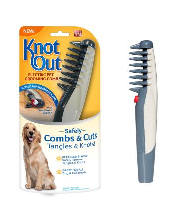 Allstar Innovations Knot Out Electric Pet Grooming Comb - Remove Knots and Tangles