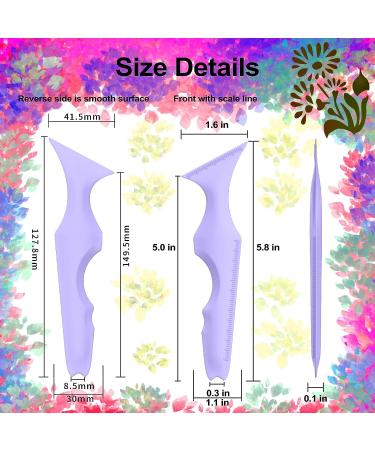 SHANPIN 5 in 1 Silicone Makeup Tool Set - Mascara Shield, Winged Liner Stencils, Eyeshadow Brush, Eyebrow Kit - Waterproof and Reusable (Purple) - Buy Online on GoSupps.com
