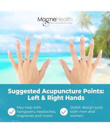 Copper Stainless Steel Magnetic Thin Band Ring - Holistic Wellness & Style Enhance Well-Being Unisex Gift Size 9 - International Shipping - Buy Online on GoSupps.com