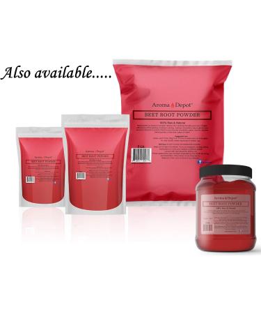 Beet Root Powder 8 oz - Raw Non-GMO | Vegan Gluten Free | Nitric Oxide Booster | Energy & Immune Support | 100% Natural by Aroma Depot - Buy Online on GoSupps.com
