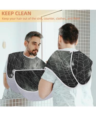 Floral Shark Beard Bib Apron - Best Beard Hair Catcher for Men | Perfect Gift for Father's Day Anniversary & Christmas - Buy Online on GoSupps.com
