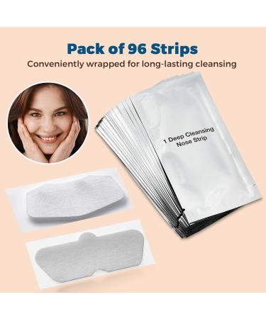 Nose Pore - Blackhead Removing and Pore Unclogging Deep Cleansing Pore Strip Combo Pack 96 Count Strips - Buy Online on GoSupps.com