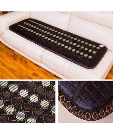 Shop Aorgre Natural Jade Stone Sofa Cushion - Negative Ion Massage Quick Heating & Auto Shutdown for Back Pain Relief - Buy Online on GoSupps.com