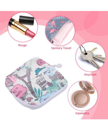 Healeved Menstruation Bag - Ultimate Storage Kit for First Period Girls | Washable Tampon & Pad Organizer with Zip Pocket - Perfect for Money & Essentials - Buy Online on GoSupps.com