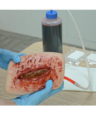 MAHWER Simulates wound dressing and tourniquet training Bleeding control training to stop bleeding Simulated human skin For medical education - Buy Online on GoSupps.com