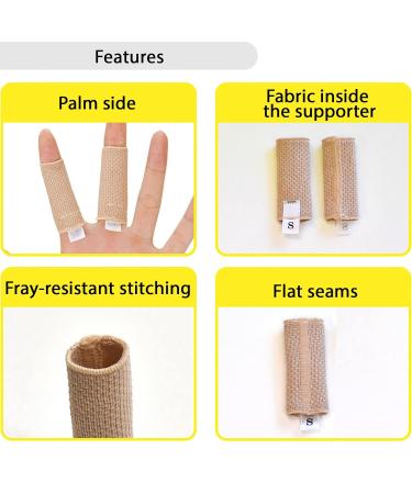 Buy D&M Finger Supporters #103 Beige - Optimal Support for Finger Injuries - International Shipping Available - Buy Online on GoSupps.com
