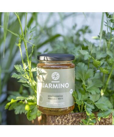  JARMINO JARMINO Vegetable Stock (6 x 350 ml) | Organic Vegetable Bouillon without additives | Vegan stock ideal for healthy cooking - Buy Online on GoSupps.com
