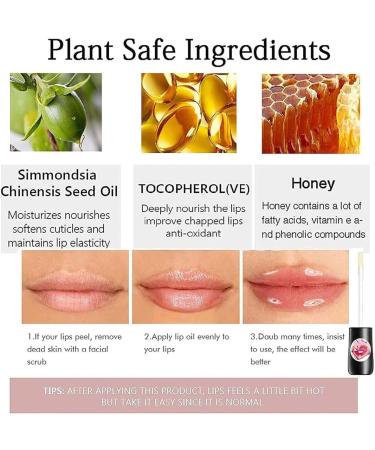 Nnbwlmaee Alicroplct Vitamin E Lip Serum | Natural Lip Plumper & Care | Instant Lip Filler (1PC) - Buy Online on GoSupps.com